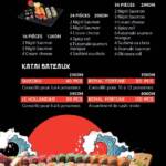 Menu Katai Sushi Agadir August 2023 172117-576200